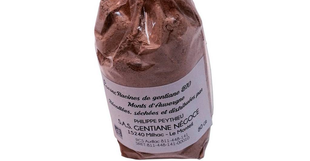Poudre racine de Gentiane